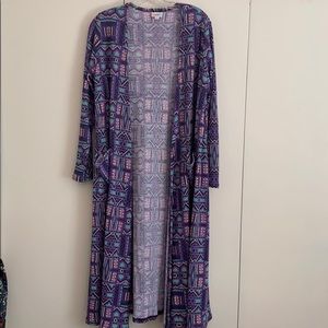 Medium LuLaRoe Sarah Cardigan - like new!
